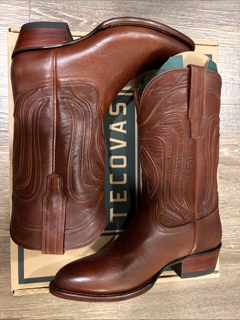 Tecovas The Jamie in Sequoia Bovine 9B NWT